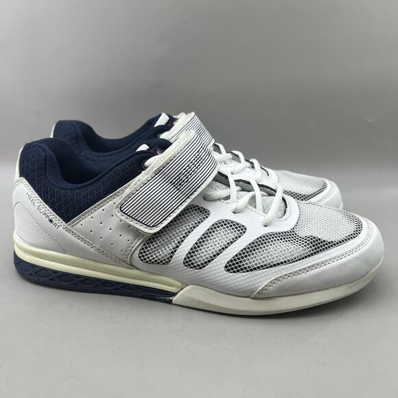 Nordic Lifting Powerlifting Shoes Men Size 11 White Blue Strap Gym Mesh Sneakers main image 7